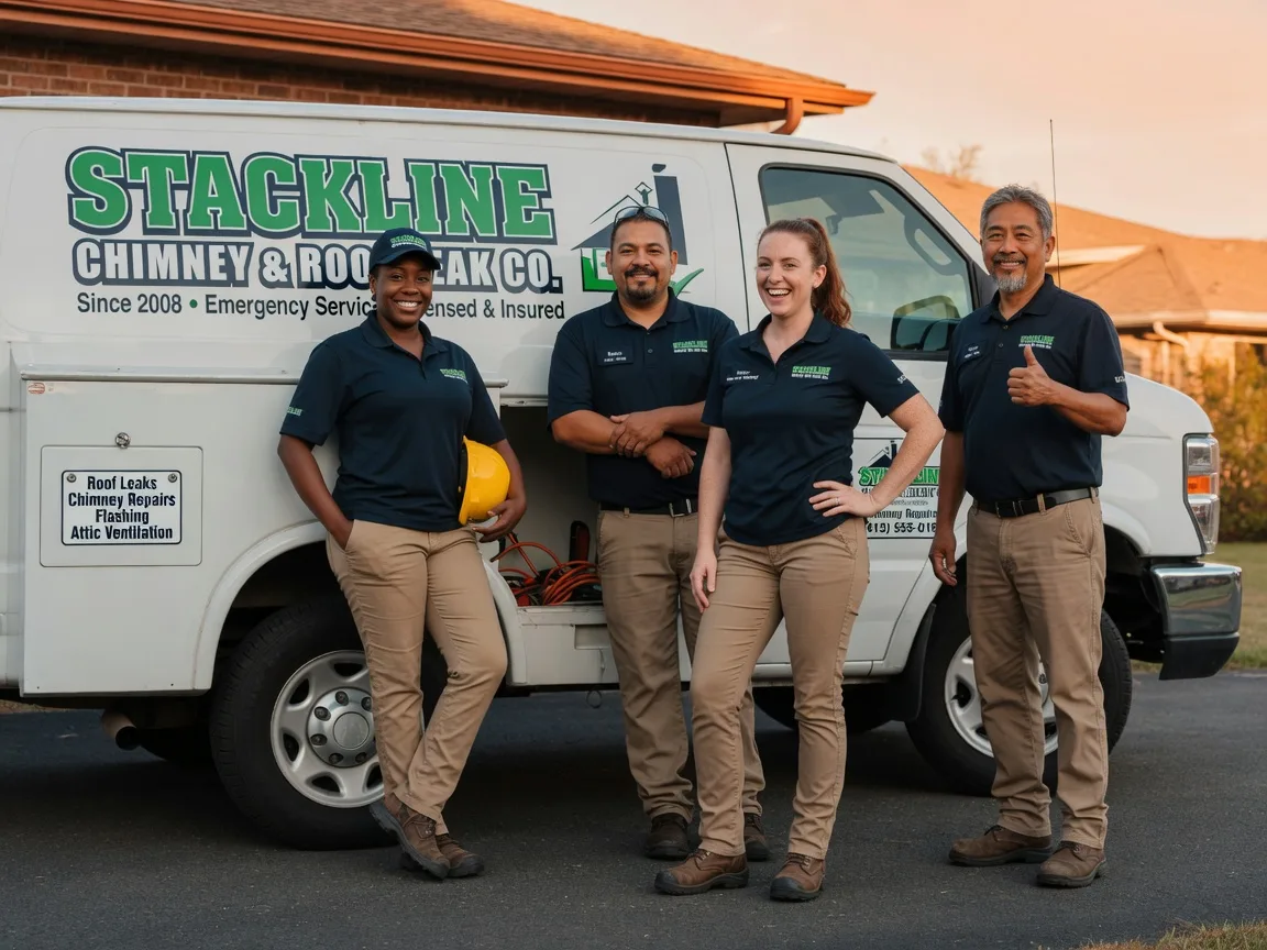 Chimney flashing repair company in Jamestown, KS